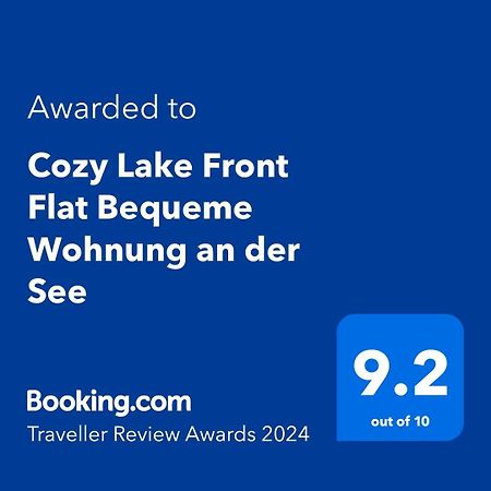 Cozy Lake Front Flat Bequeme Wohnung An Der See Pogradec Exterior foto